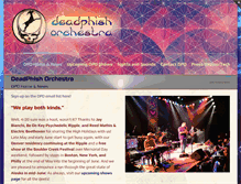 Tablet Screenshot of deadphishorchestra.com